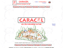 Tablet Screenshot of jeux-caracol.com